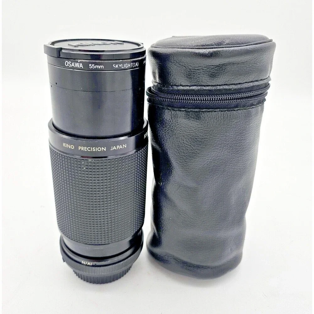 Vintage Kiron 80-200mm Macro 1:4 MC Kino Precision 55mm Lens w/ Osawa Filter